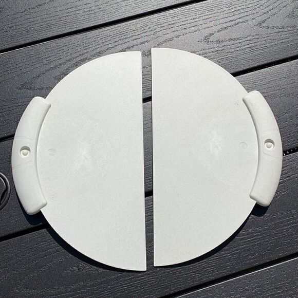 Pampered Chef Lift and Serve #2125 Pizza & Cake Movers Lifter Set - Picture 3 of 3